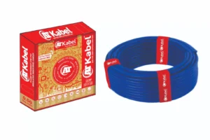 AT Kabel Single Core FR PVC 1sq/mm 90mtr Wires – Blue