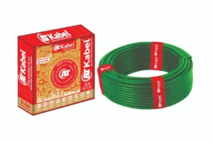 AT Kabel Single Core FR PVC 0.5sq/mm Size 90mtr Wires – Green