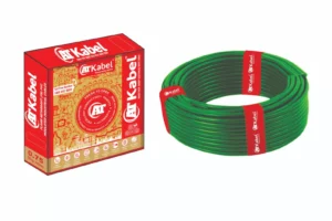 AT Kabel Single Core FR PVC 1sq/mm 90mtr Wires – Green